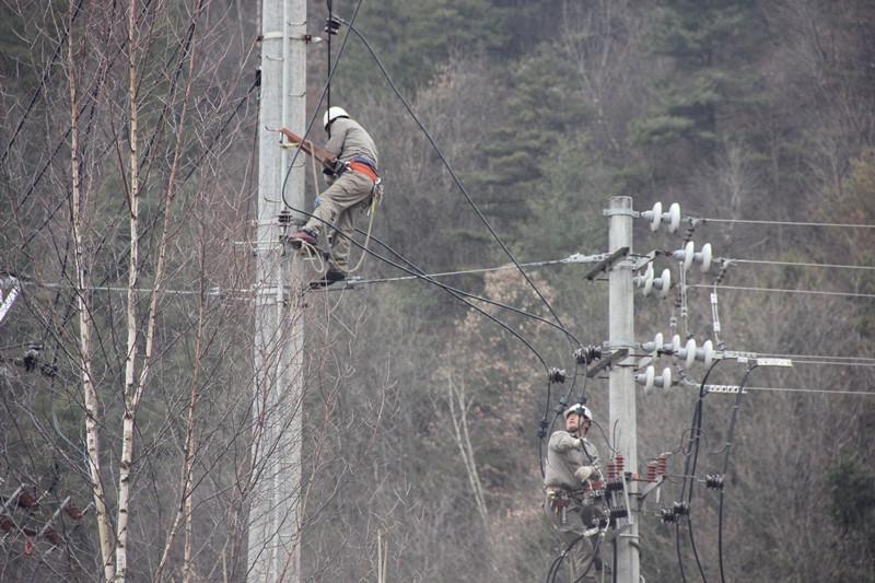 陜西地電留壩供電分公司：實(shí)施農(nóng)石線、索道線分網(wǎng)改造