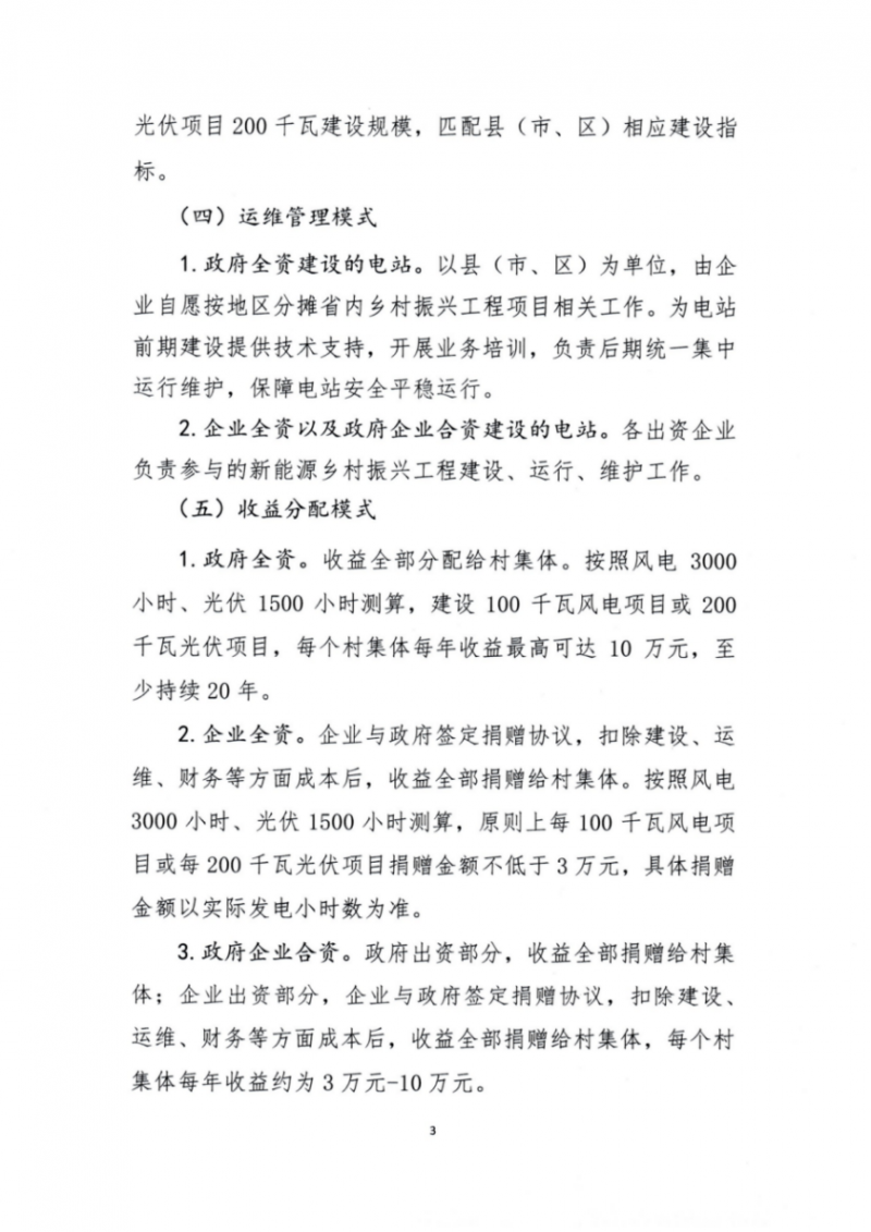 吉林省能源局發(fā)布全國首個出臺的省級“新能源+鄉(xiāng)村振興”方案！