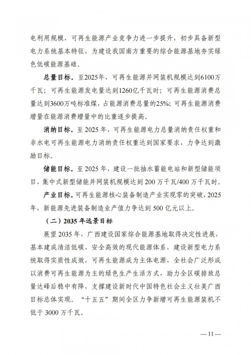 廣西“十四五”規(guī)劃：大力發(fā)展光伏發(fā)電，到2025年新增光伏裝機(jī)15GW！