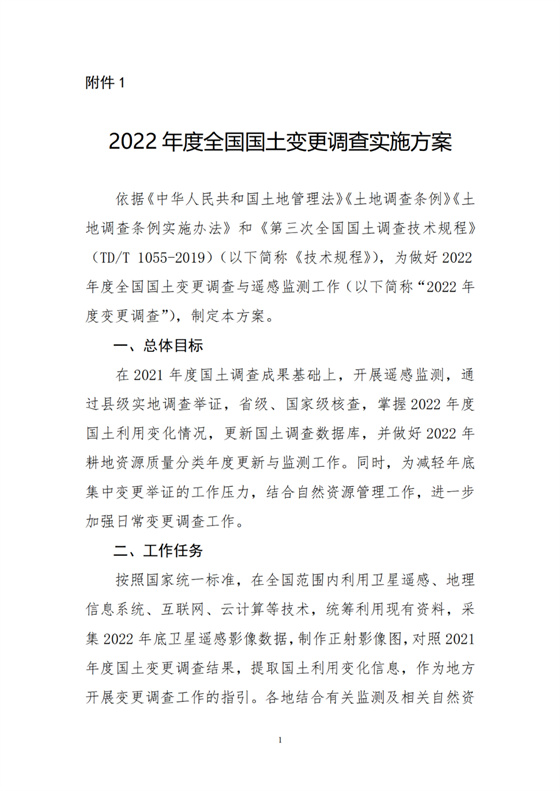 自然資源部：啟動2022年全國國土變更調(diào)查，梳理占用耕地情況