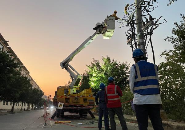 廣西田陽供電局帶電作業(yè) 無感消除隱患