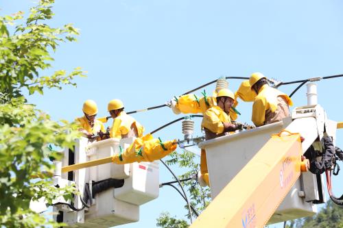 國網(wǎng)壽寧縣供電公司“雙車共舞”聯(lián)合帶電作業(yè)保障客戶用電